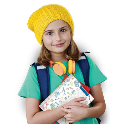 LEGO бял тефтер с LEGO лента