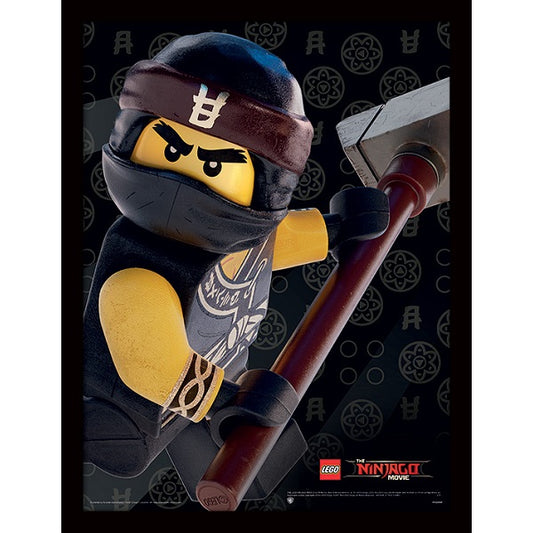 Картина Lego Ninjago movie Cole в остъклена рамка