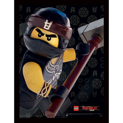 Картина Lego Ninjago movie Cole в остъклена рамка