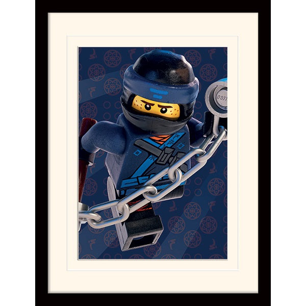 Преспапие Lego Ninjago movie Jay в остъклена рамка