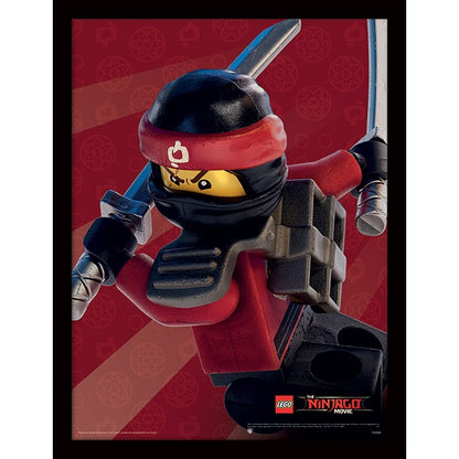 Картина Lego Ninjago movie Kai в остъклена рамка