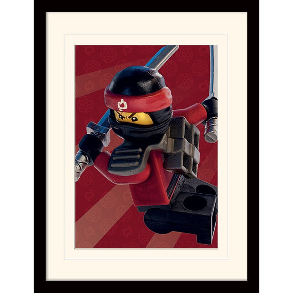 Преспапие Lego Ninjago movie Kai в остъклена рамка