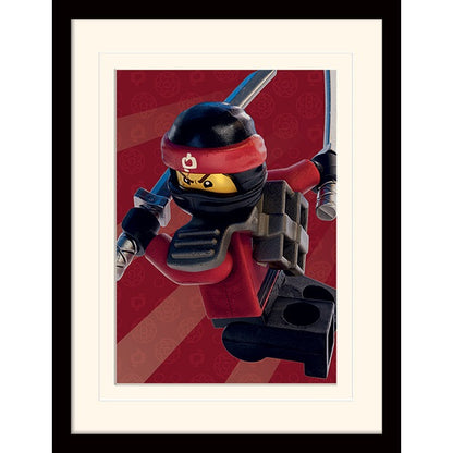Преспапие Lego Ninjago movie Kai в остъклена рамка