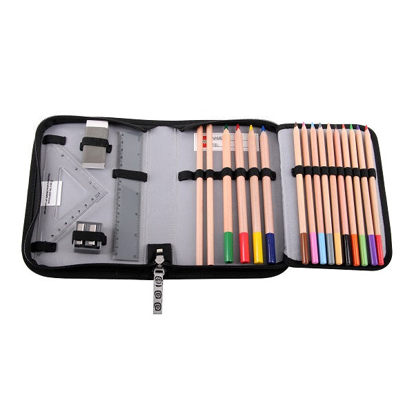 Ученически несесер LEGO NINJAGO Urban Red / Black със съдържание