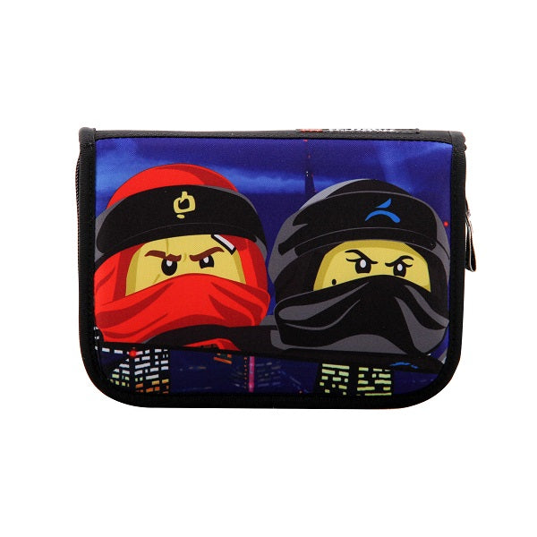 Ученически несесер LEGO NINJAGO Urban Red / Black със съдържание