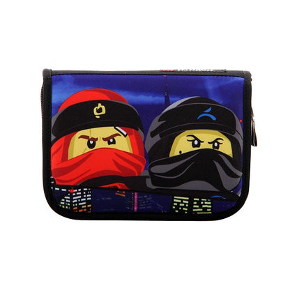 Ученически несесер LEGO NINJAGO Urban Red / Black със съдържание