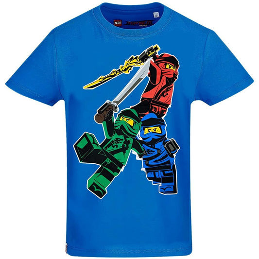 Тениска LEGO Ninjago трио blue, размер 140