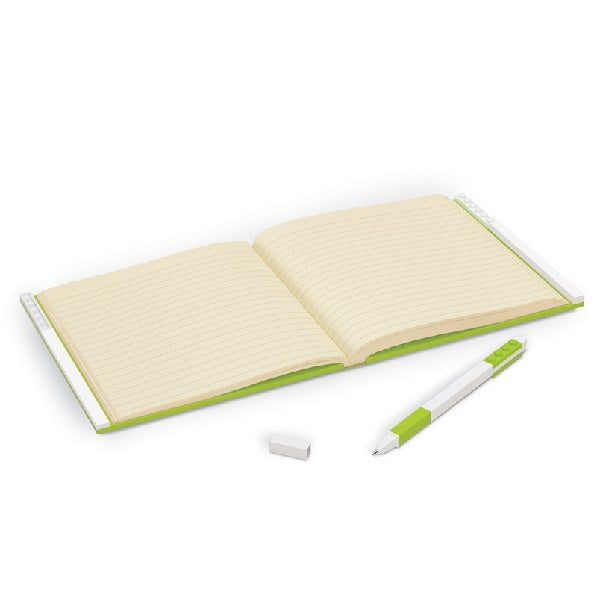 LEGO заключваща се тетрадка с гел химикал, зелена