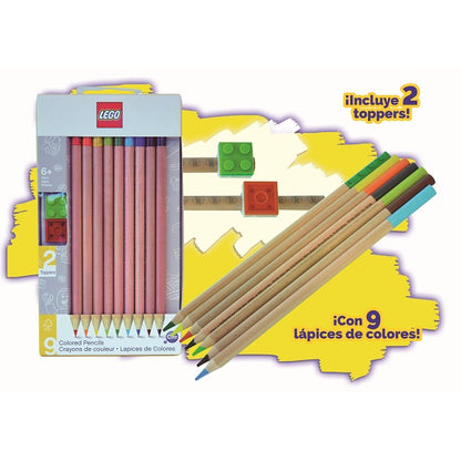LEGO моливи - цветни 9 бр.