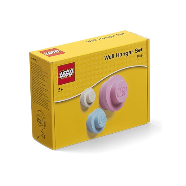 LEGO закачалки за момичета - 3 броя (бяла, синя, розова)