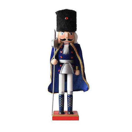 EUROLAMP Лешникотрошачка, бяла със синя наметка, 38см