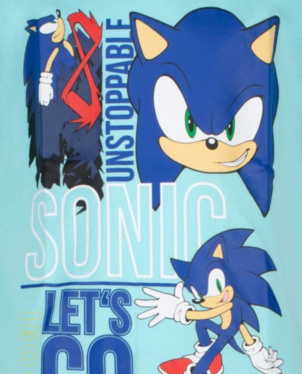 Тениска Sonic Let's go, размер 140
