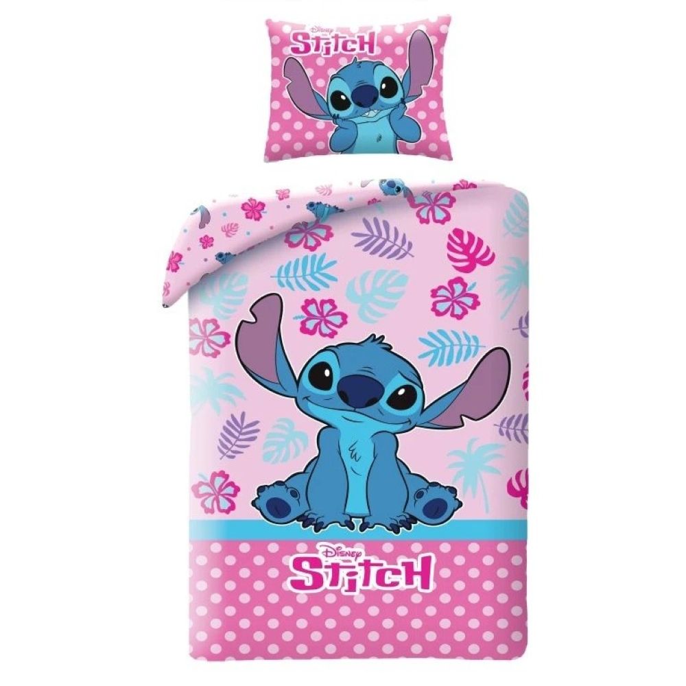 Детски спален комплект Stitch pink