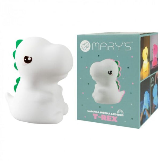 Детска нощна лампа LED RGB MARY’S T-Rex