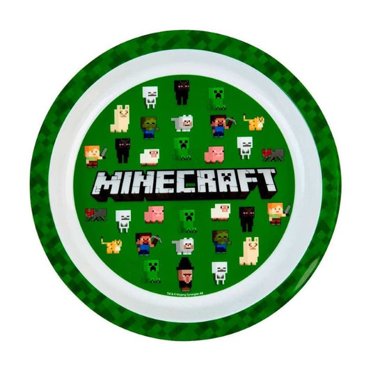 Пластмасова чиния Minecraft Skins