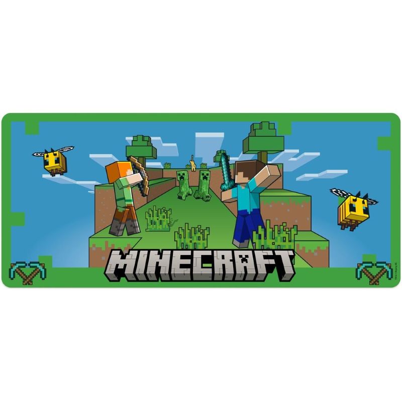 Подложка за бюро Minecraft Steve and Alex