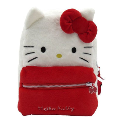 Плюшена раничка Hello Kitty с преден джоб