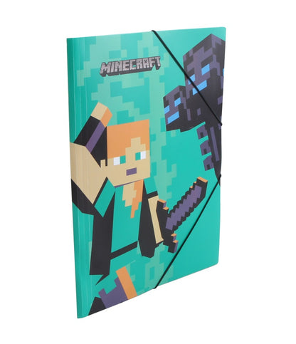 Папка с ластик MINECRAFT Alex & Enderdragon