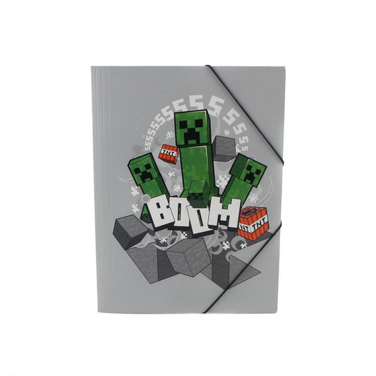 Папка с ластик Minecraft Creeper Boom