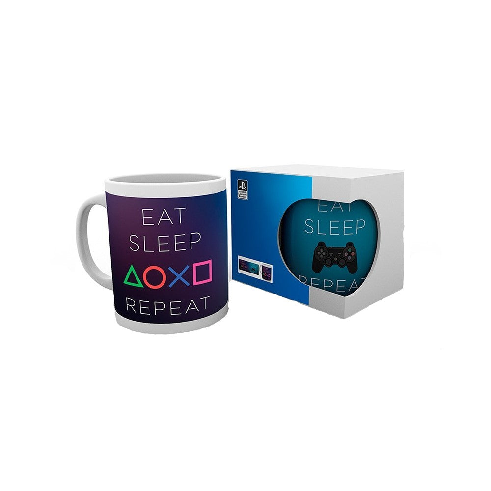 Чаша Playstation Eat, Sleep, Repeat
