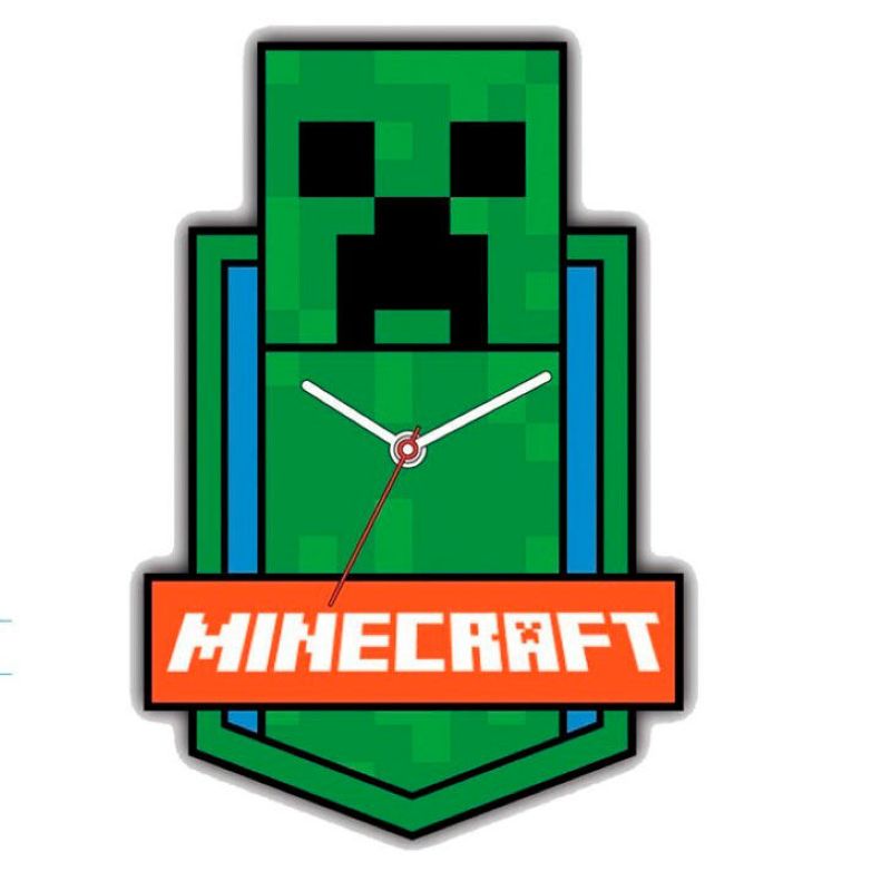  Стенен часовник Minecraft XL