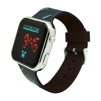 LED часовник Minecraft мечове