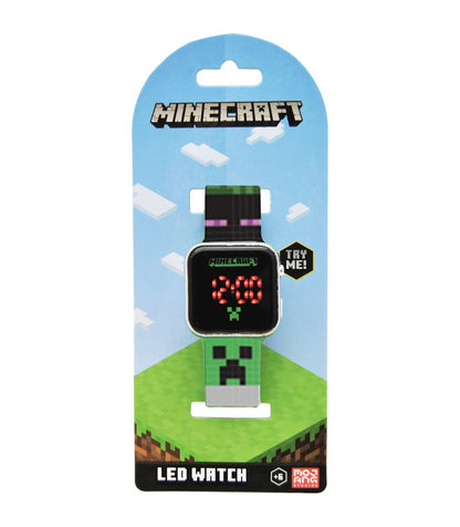 LED часовник Minecraft Faces