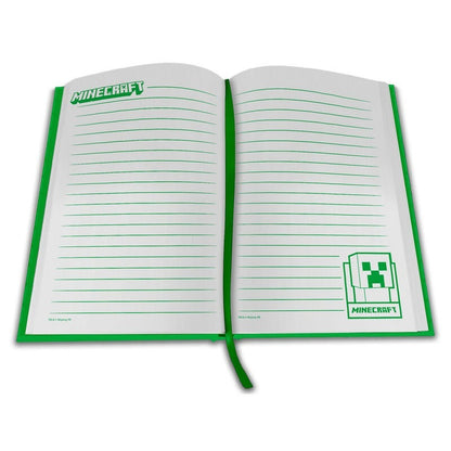 Тефтер с LCD часовник Minecraft