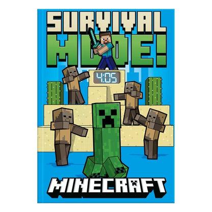 Тефтер с LCD часовник Minecraft