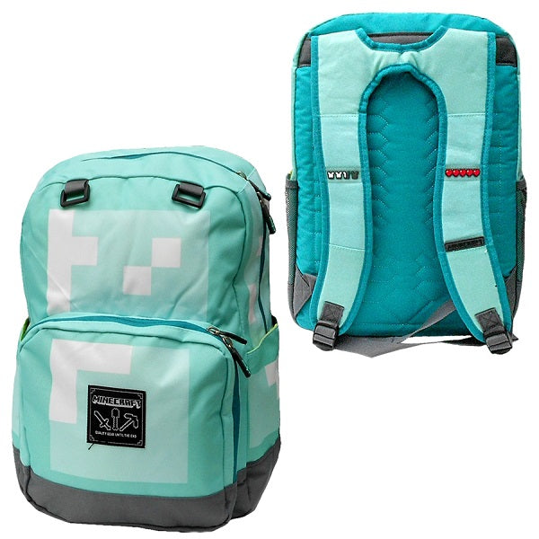 Ученическа раница MINECRAFT blue new