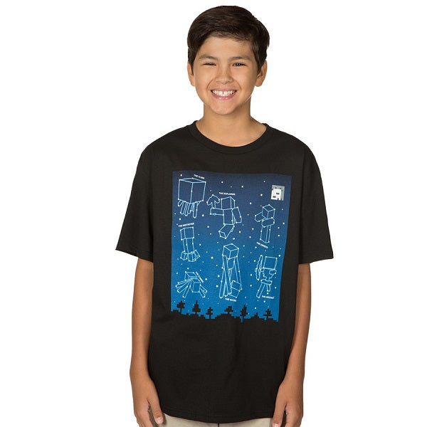 Тениска Minecraft светеща в тъмното размер 170