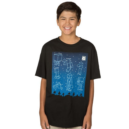 Тениска Minecraft светеща в тъмното размер 170