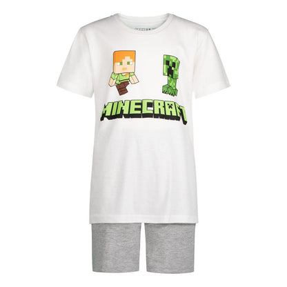 Пижама Minecraft Alex and Creeper, размер 128