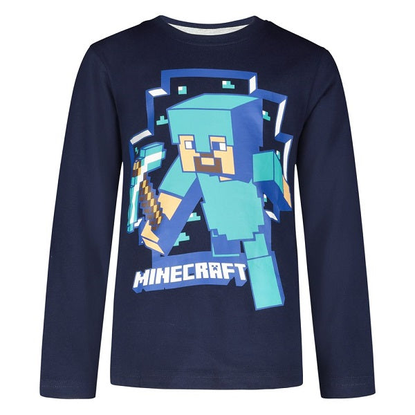 Блуза Minecraft Стив с кирка-140