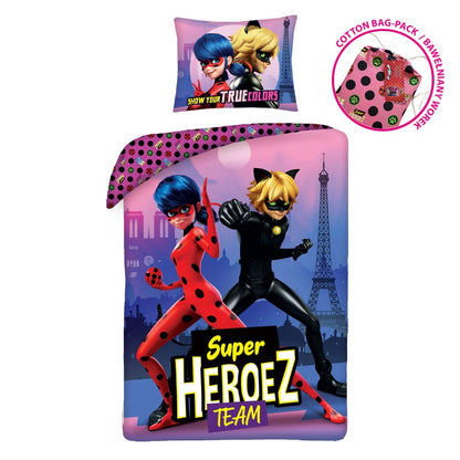 Детски спален комплект Калинката и Чeрния котарак Team