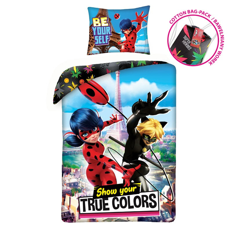 Детски спален комплект Калинката и Чeрния котарак True Colors