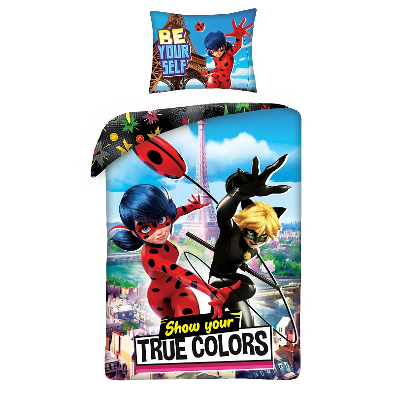 Детски спален комплект Калинката и Чeрния котарак True Colors