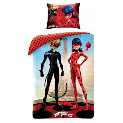 Детски спален комплект Калинката и Чeрния котарак