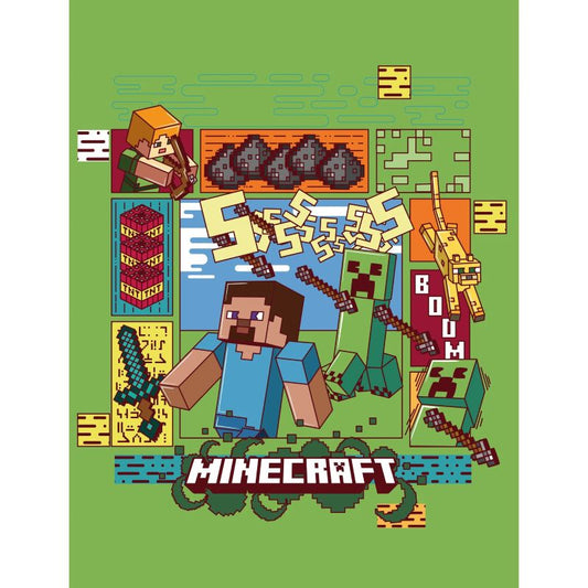 Поларено одеяло Minecraft 4134 130*170