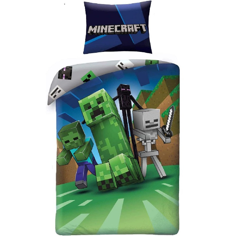 Детски спален комплект Minecraft Mobs