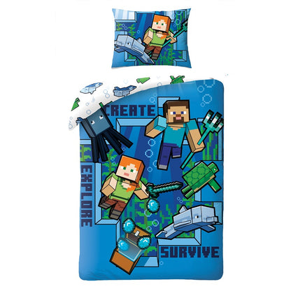 Детски спален комплект Minecraft 248 Sea