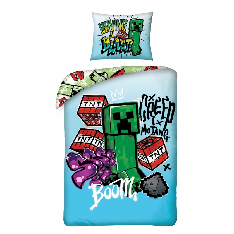 Детски спален комплект Minecraft 283 Having a Blast