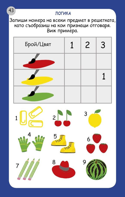 Моторика, наблюдателност, асоциация