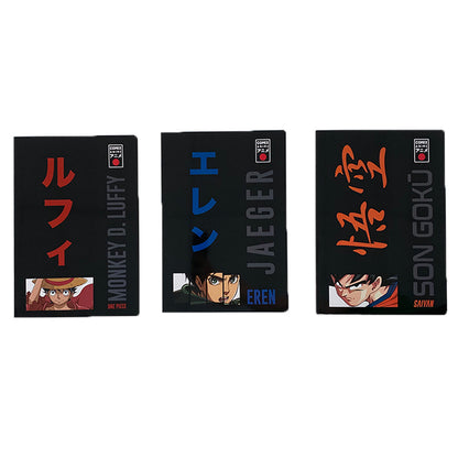 Тетрадка А4 Comix Anime Black B, 40 листа, Асортимент, 3 вида