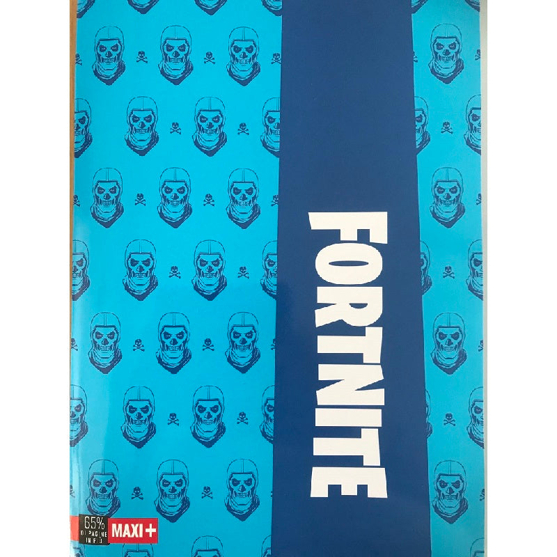 Тетрадка Fortnite A4 синя с редове