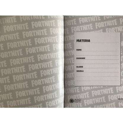 Тетрадка Fortnite A4 синя с големи квадрати