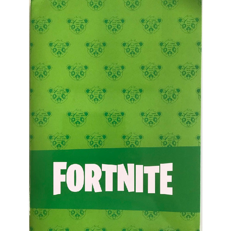 Тетрадка Fortnite A4 зелена с големи квадрати