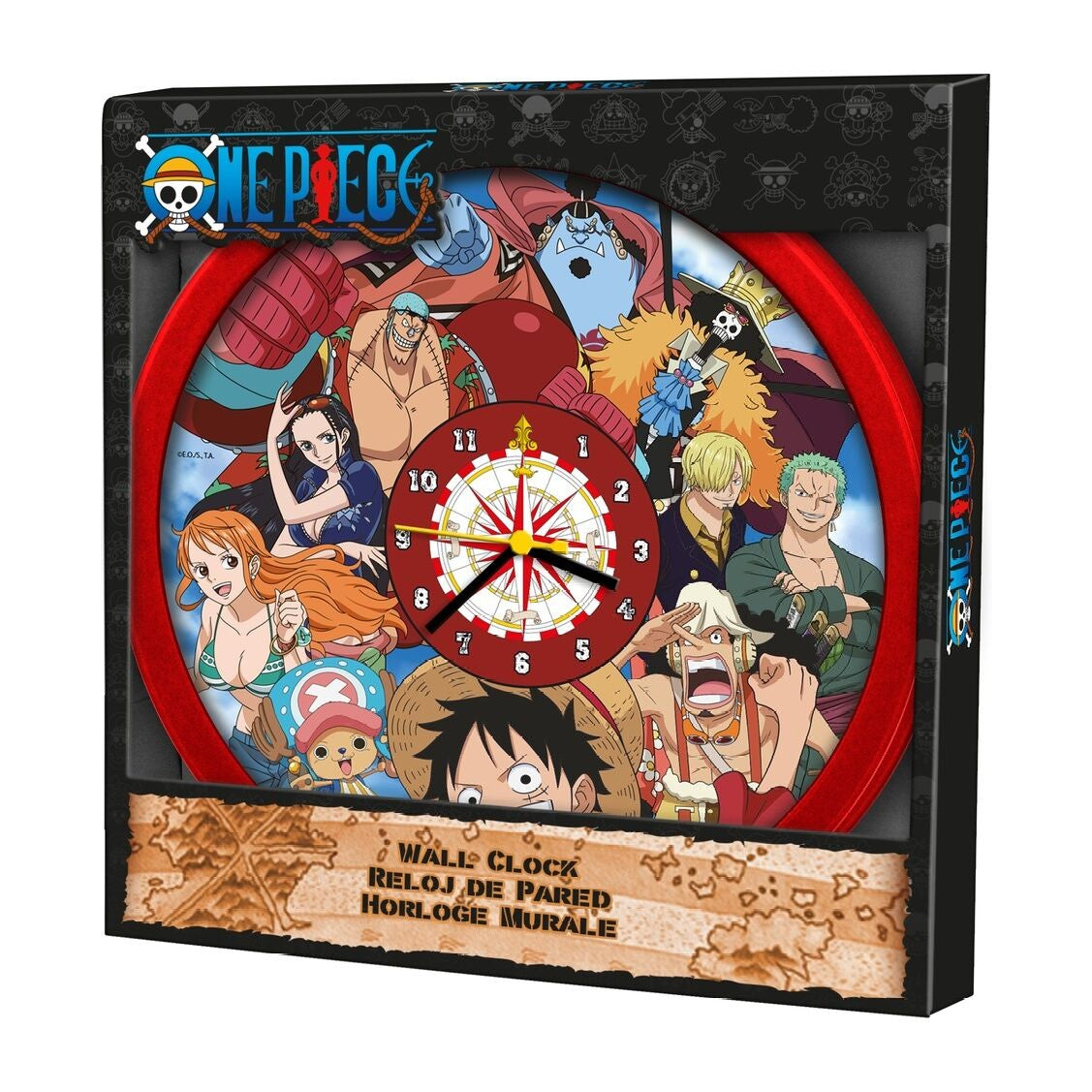 Стенен часовник One Piece
