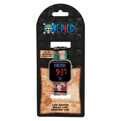 LED часовник One Piece