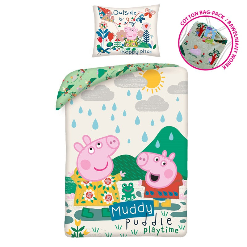 Детски спален комплект Peppa Pig Outside